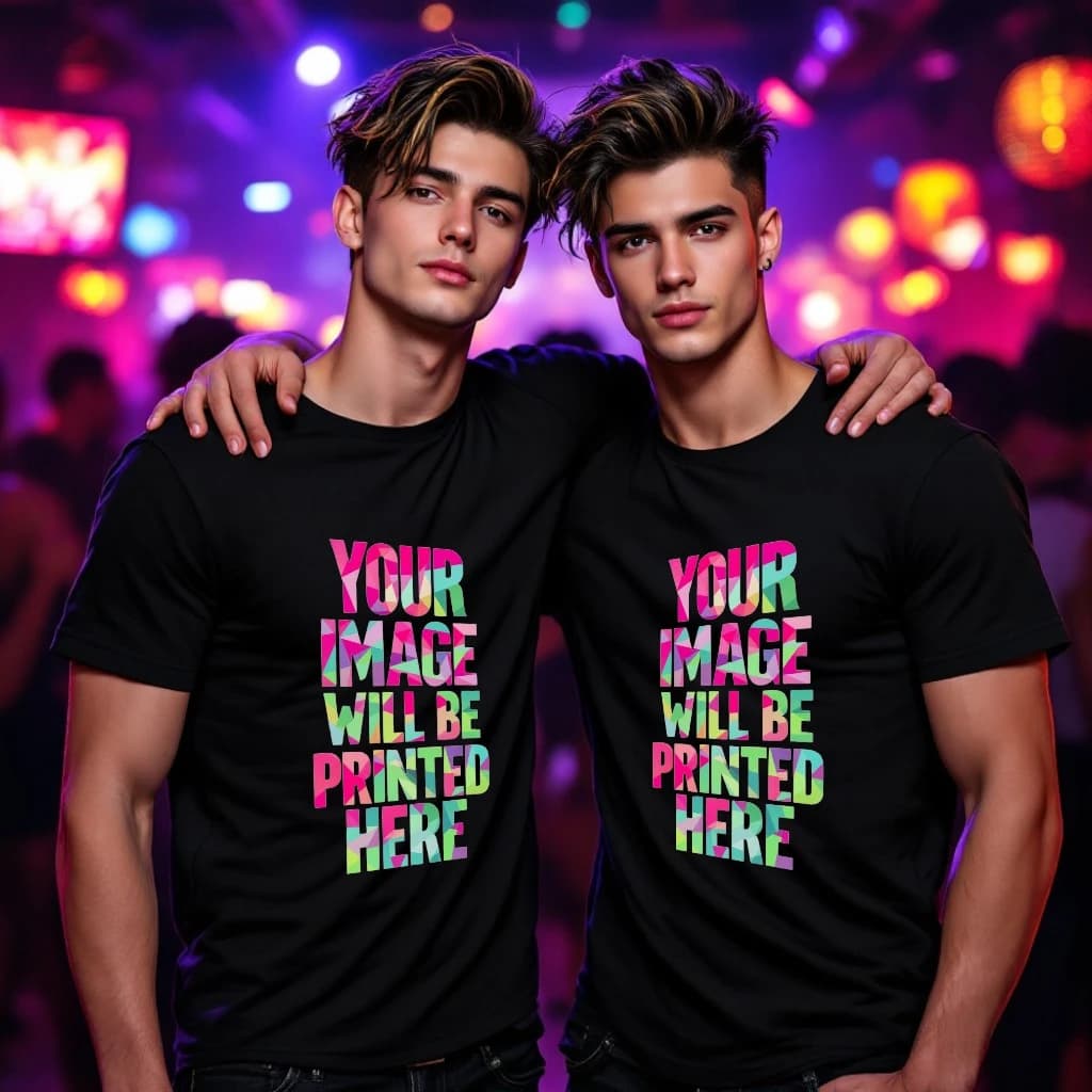 Teen Friends Custom T-Shirt – Personalized Text & Image Print Tee | Premium 100% Cotton, 180 GSM (S to XXL) | Retail & Wholesale